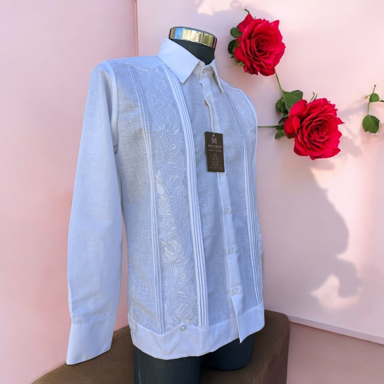 Guayabera manga larga MOD.088 Ilusión