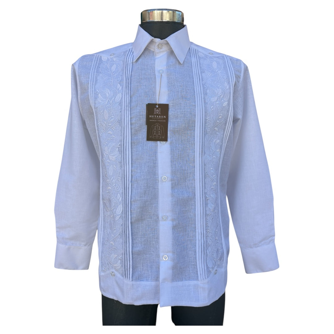 Guayabera manga larga MOD.088 Ilusión