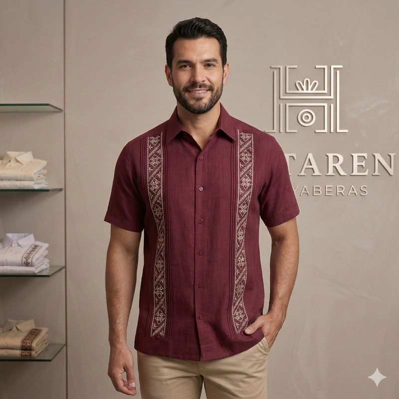 Guayaberas en manga cortas